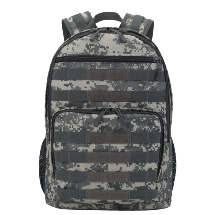 Camouflage Bookbag Day Bag - Grey Camou