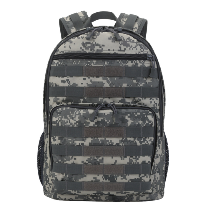 B-3509K-3 Backpack Bag-Grey Camou