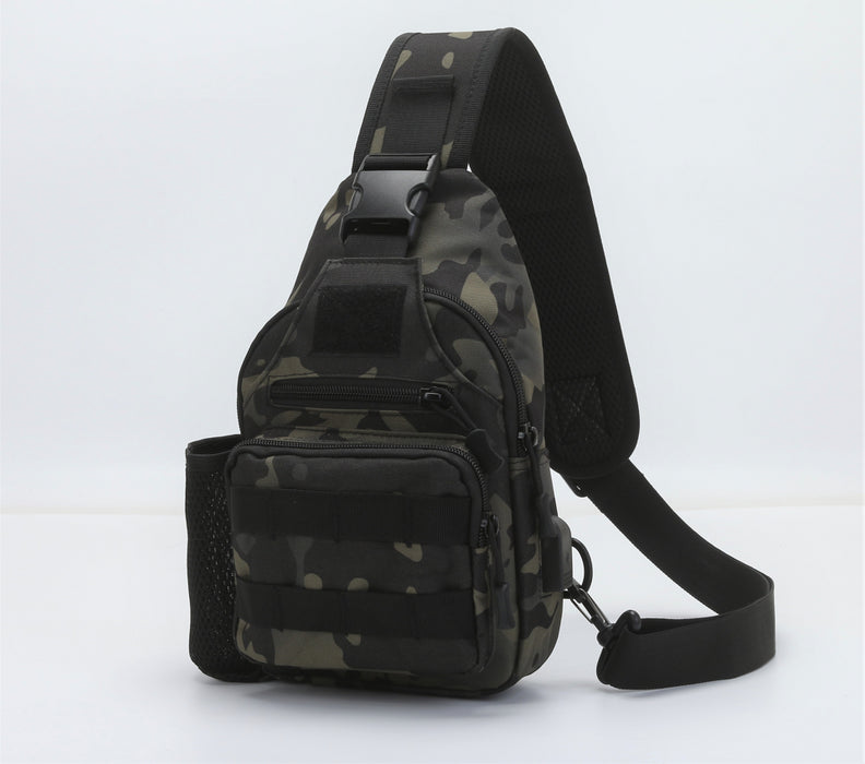C-36056-6 Waist Bag-Black Camou