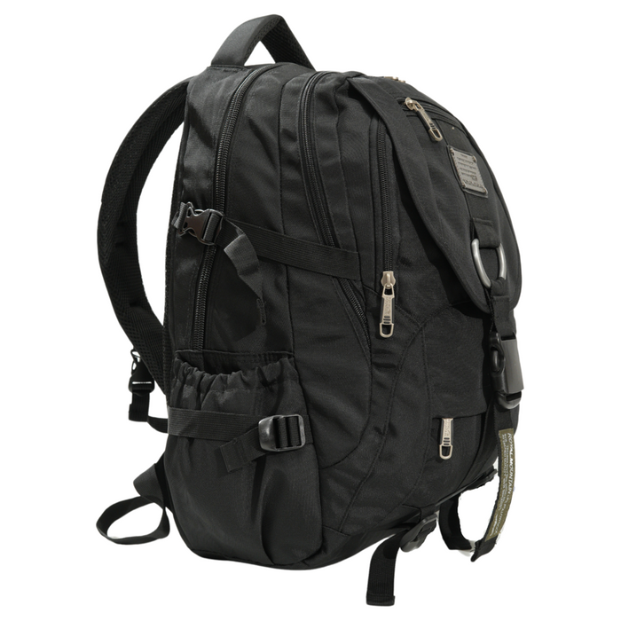 19 Inch Backpack Black Large School Bookbag Travel Day Pack 5901