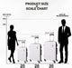 Luggage Set 3 Piece Hardside Spinner Suitcase 20 26 30 Inch TSA Lock L948A