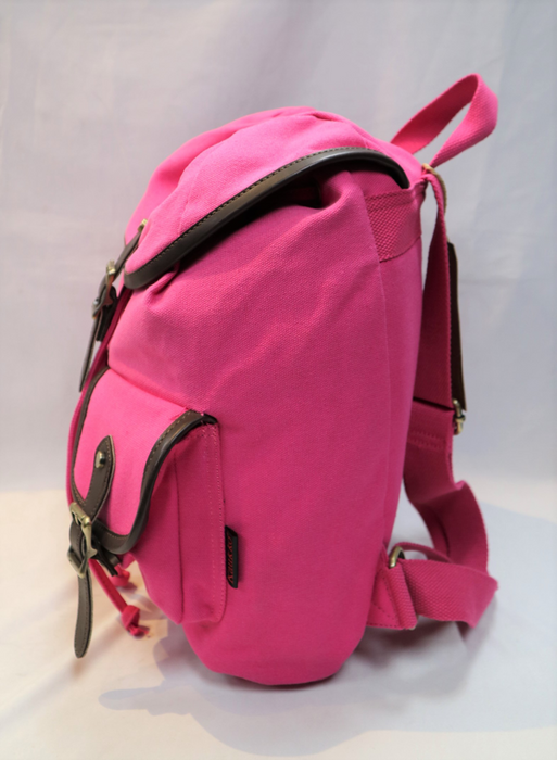 Canvas Backpack Rose Pink 15 Inch School Travel Bookbag Day Pack FP96