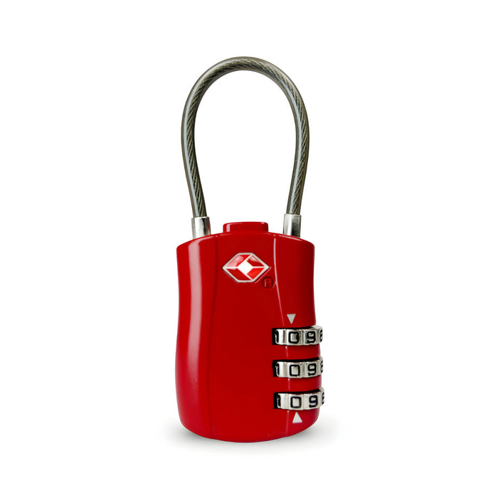 SKG 527B TSA 3-Dial Lock-Red