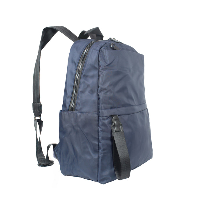 15 Inch Backpack Grey Compact School Bookbag Travel Daypack B7170
