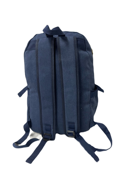 B-BQ 6628 Canvas Backpack-Blue
