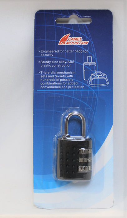SKG 522 3-Dial Lock-Black