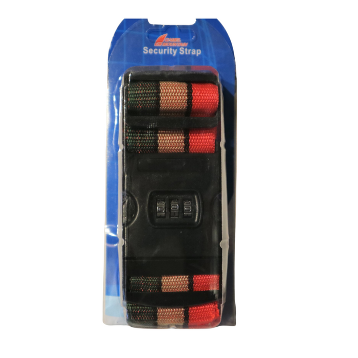 LS-ABA 3301 Luggage Strap-Brown Multi