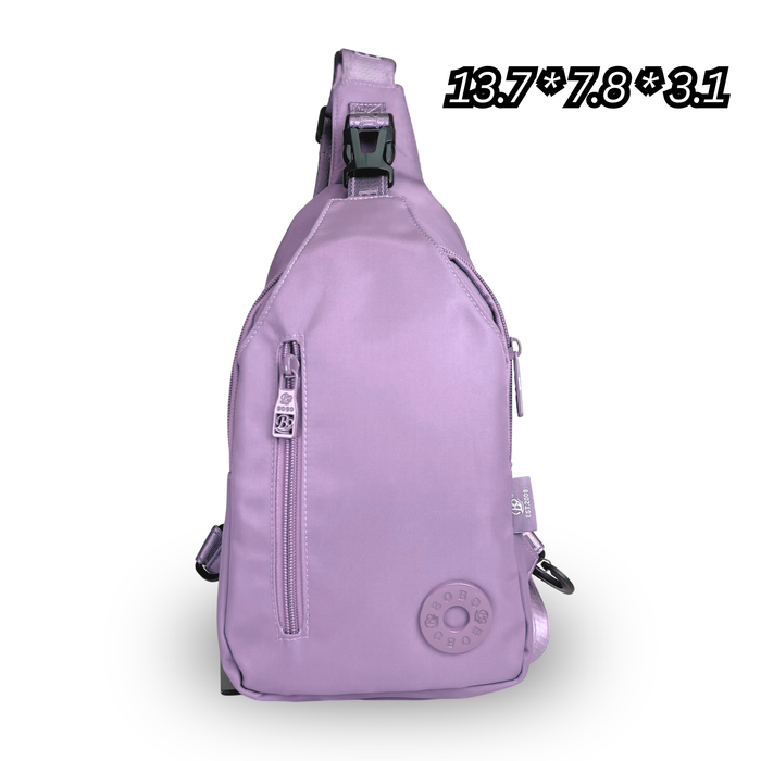 2501#-2 Lightweight Nylon Sling Backpack Chest Bag – Everyday Travel Crossbody