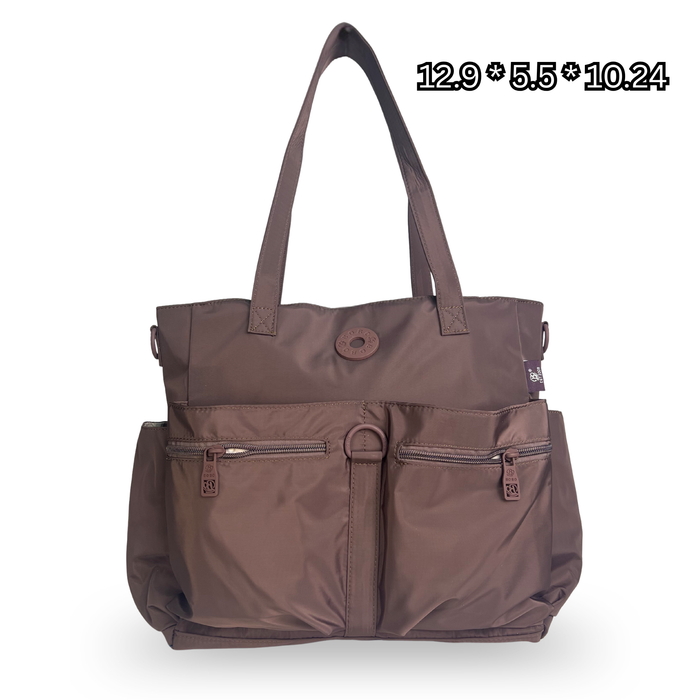 BoBo Handbag & Crossbody Bag with External Pockets – Everyday Multi-Compartment Shoulder Purse