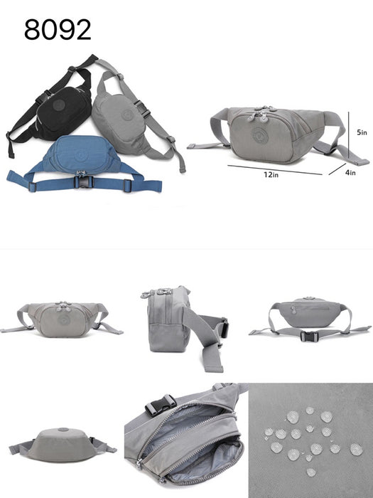 Waist-B 8092 Waist Bag-L/Grey