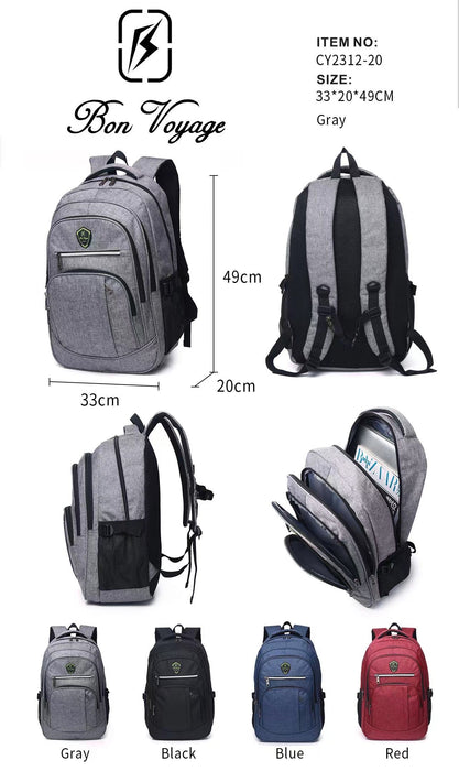 B-CY 2312-20" Backpack-Grey