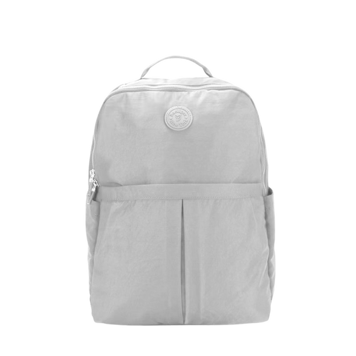 17 Inch Backpack Light Grey Casual School Bookbag Travel Daypack B8648
