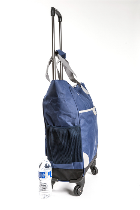 Rolling Duffel Bag Travel Wheel Bag - Blue