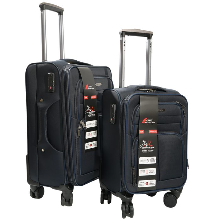 L-9122-2 pcs Luggage16"20"TSA Lock-Blue