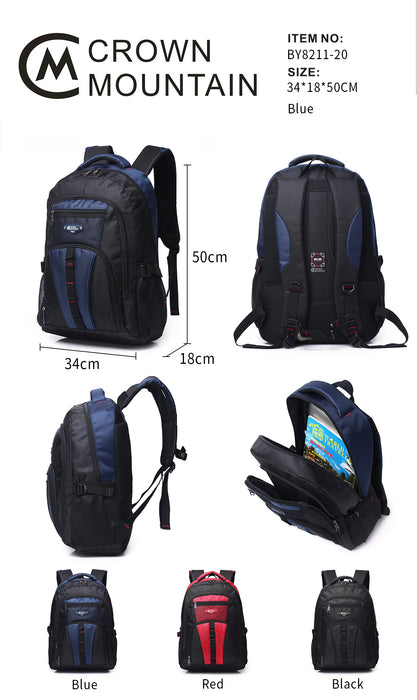 B-BY 8211-20 Backpack 20"-Navy
