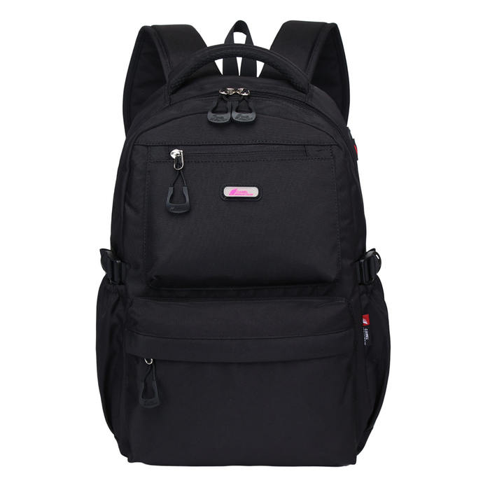17 Inch Backpack Red Compact School Bookbag Travel Daypack BT704