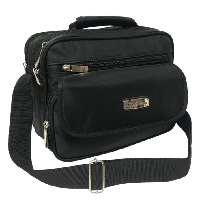 C-BH 3913-11" Cross Body Bag-Black