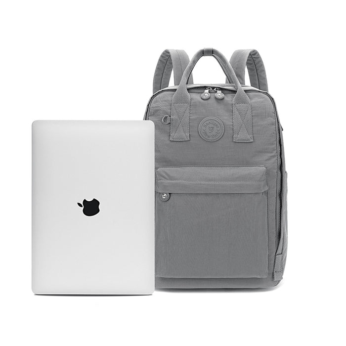 B-B 8081L-Backpack (USB Port) Grey16"