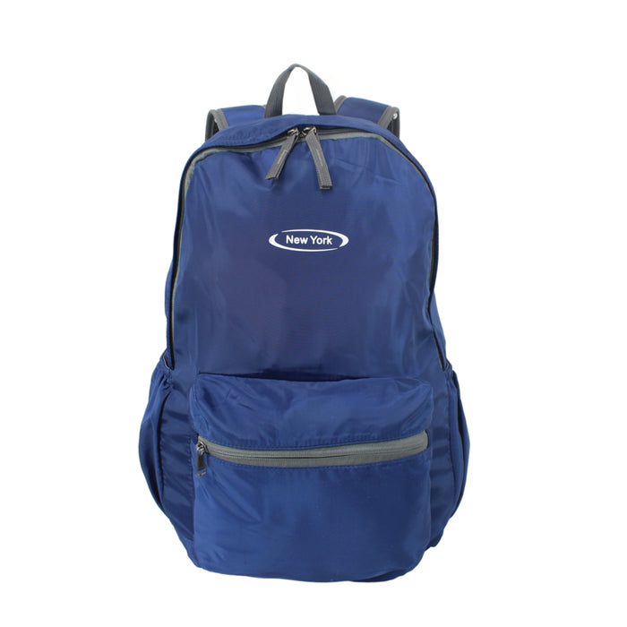 B-B 143 Foldable Backpack Light Weight17"-Navy