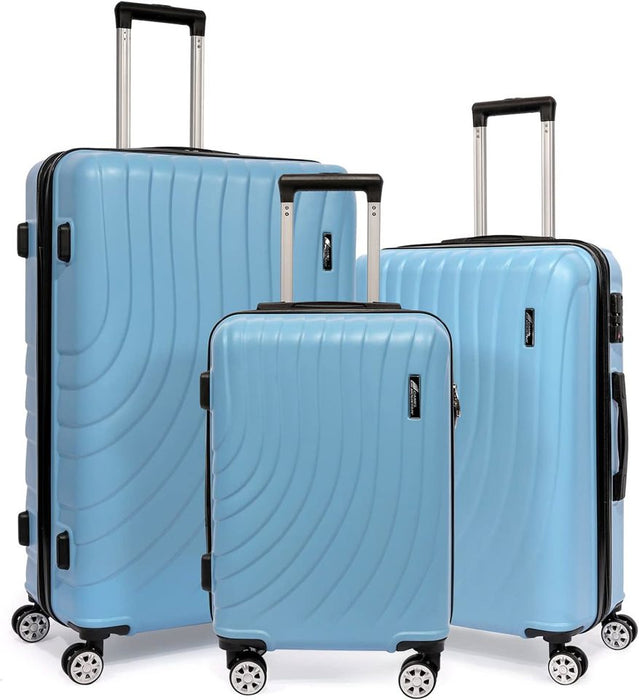 3-Piece Hardside Luggage Set (20"/26"/30") – Polycarbonate Spinner with TSA Lock