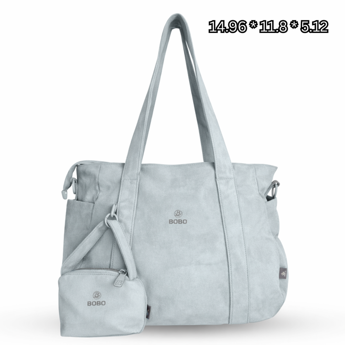 9822# Suede Crossbody Bag