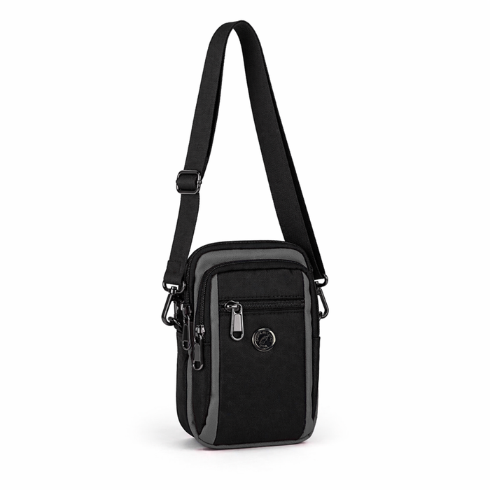 Camel Mountain Lightweight Waist Bag - Travel Belt Bag - Grey