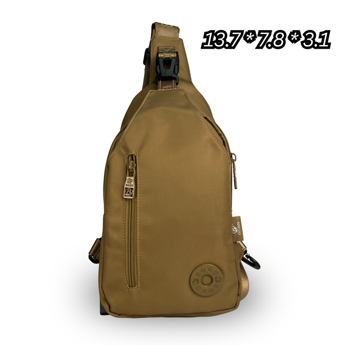 2501#-2 Lightweight Nylon Sling Backpack Chest Bag – Everyday Travel Crossbody