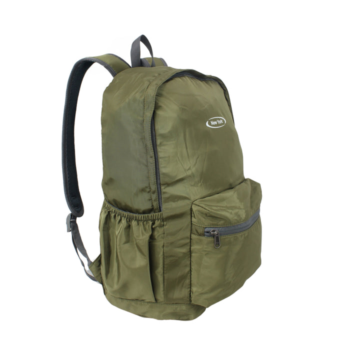 B-B 143  Foldable Backpack Light Weight17"-Green