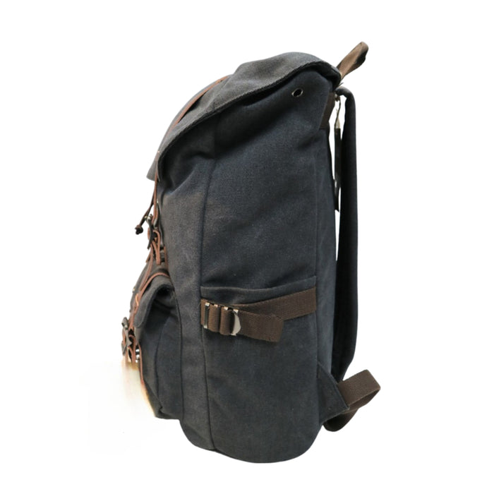 B-MG 6058 Canvas Backpack 17"-Black