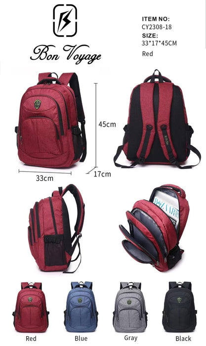 B-CY 2308-18" Backpack-Red