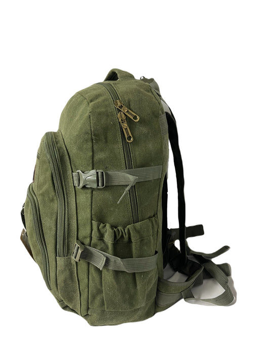 B-BQ 6691C Canvas Backpack 22"-Green