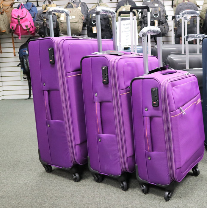 L-6651A 3-pc Luggage-Purple