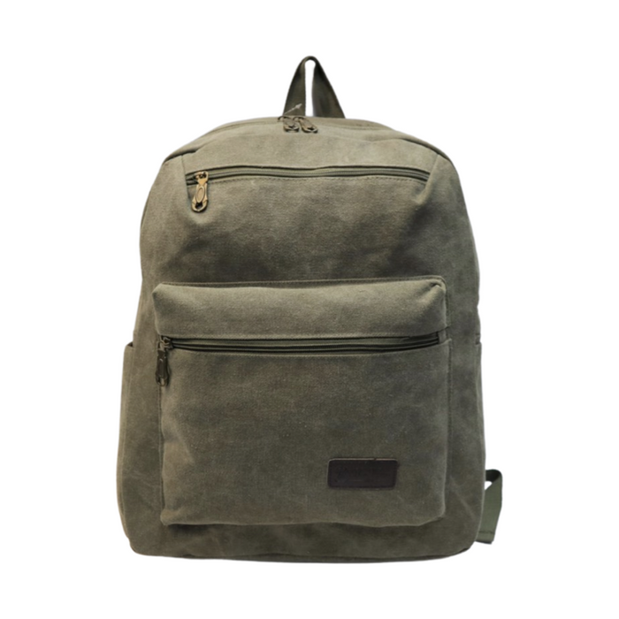 PP 1009 Canvas Backpack 17"-Olive