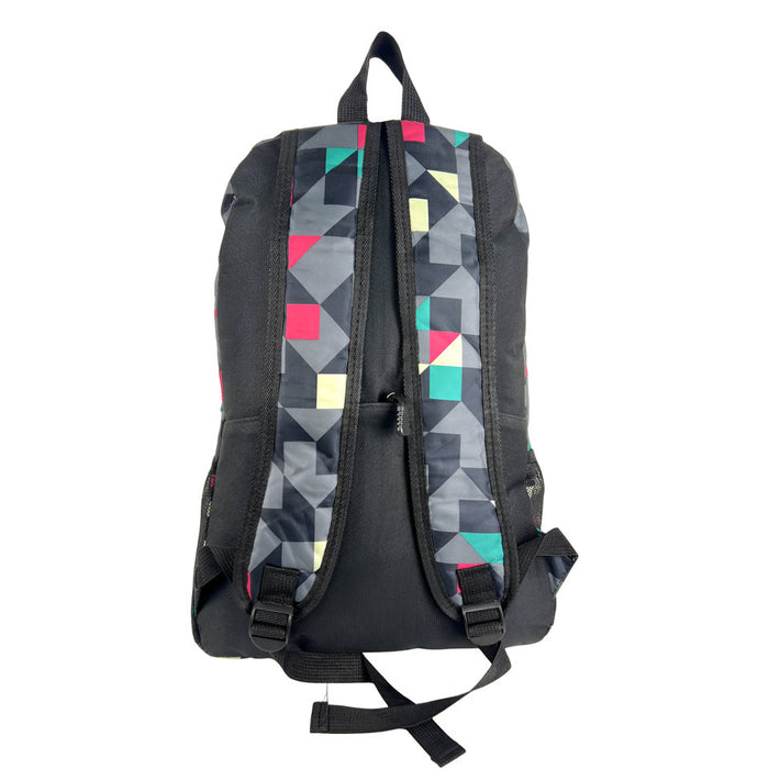 18 Inch Printed Backpack - Red Square