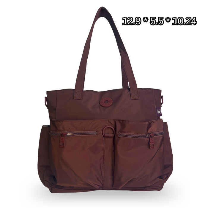 BoBo Handbag & Crossbody Bag with External Pockets – Everyday Multi-Compartment Shoulder Purse