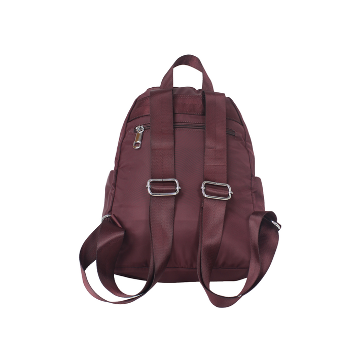 13 Inch Backpack Dark Red Compact School Bookbag Travel Daypack B7116