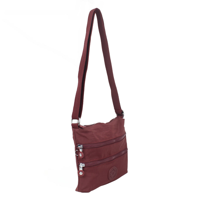 C-B 8523 Crossbody Bag-Dark Red