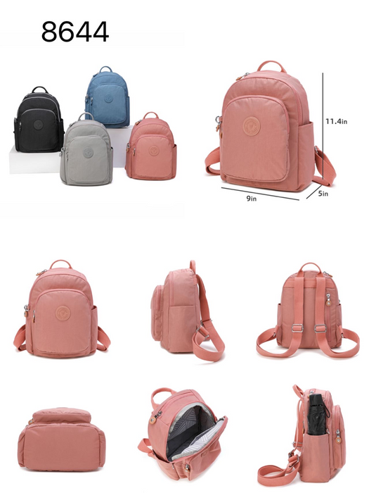 B-B 8644-Backpack-L/Grey 11"