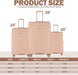 Luggage Set 3 Piece Hardside Spinner Suitcase 20 24 28 Inch PP958
