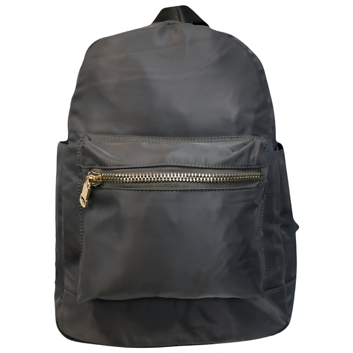 Bon Voyage USA 15" Backpack Grey School Travel Book Bag Lightweight Daypack