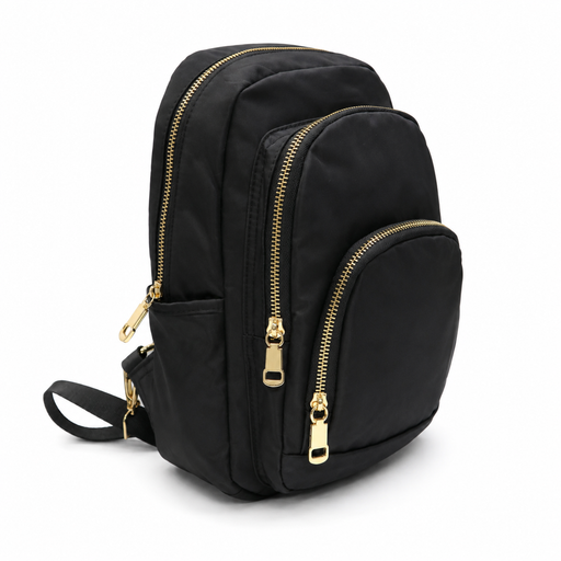 Mini Backpack Black 12 Inch Compact Bookbag Casual School Day Bag