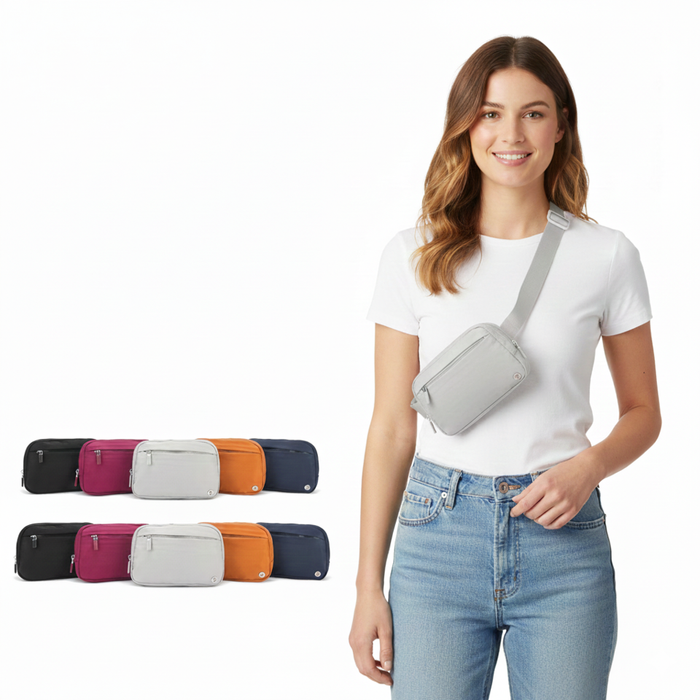 Waist Bag Fanny Pack Sling Crossbody Travel Waist-B-8645-Mustard